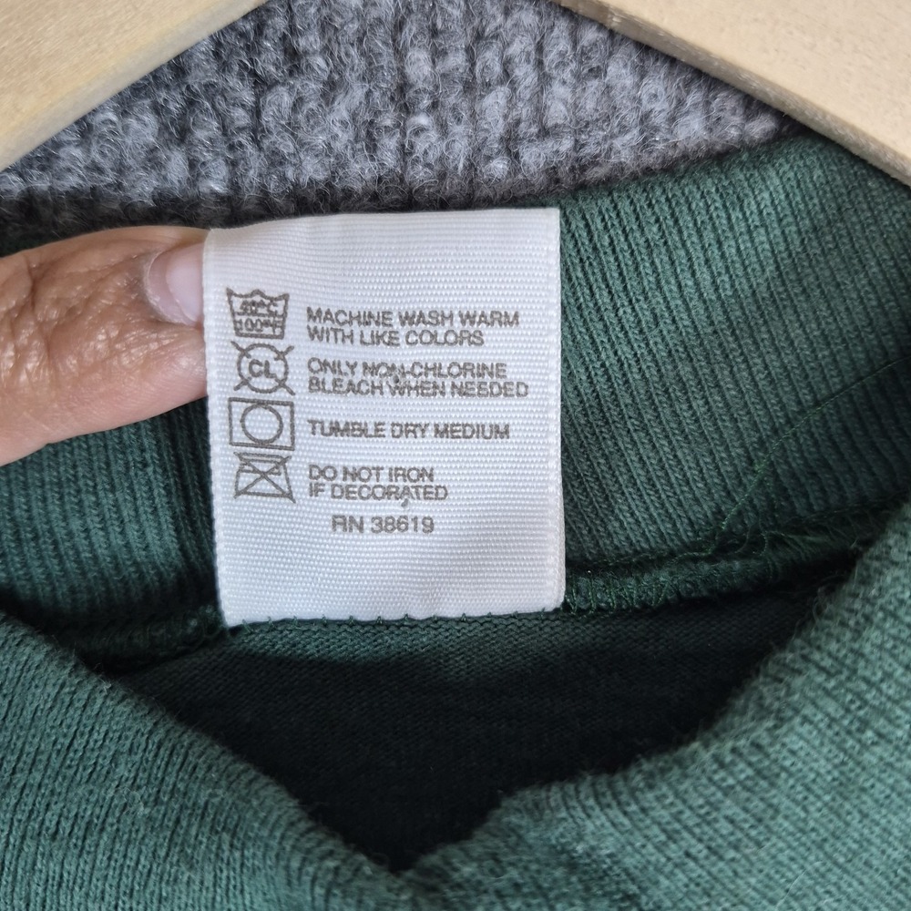 Vintage Anvil Vermont Green Cows Long Sleeve T shirt‎ Men's Size Medium USA - Picture 6 of 7